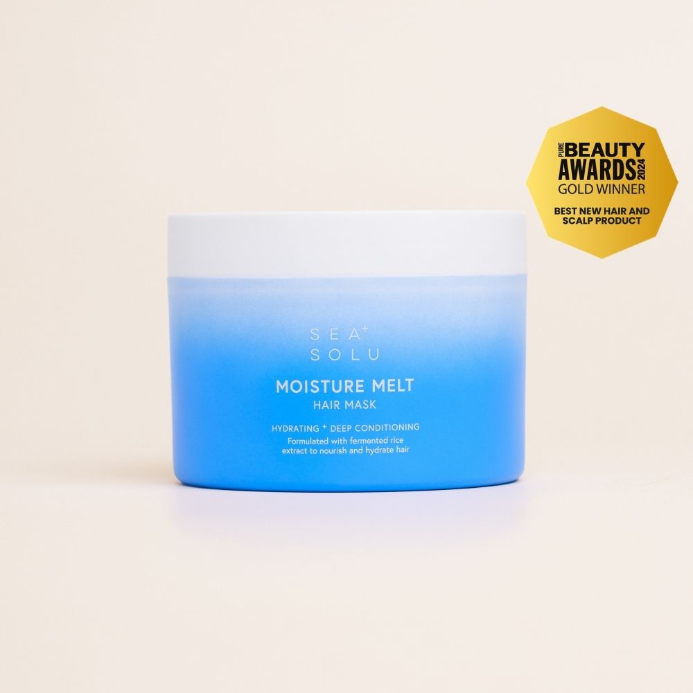 SEA+SOLU Moisture Melt Hair Mask 180ml —
award-winning deep conditioning treatment
Ireland
