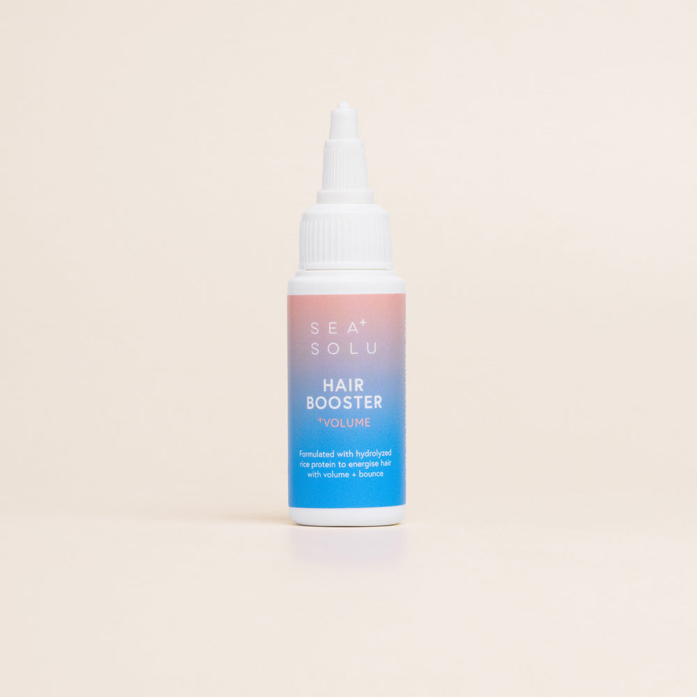 SEA+SOLU Volume Hair Booster — clinically
proven +60% volume for fine flat hair