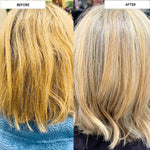 SEA+SOLU Strengthen Bundle before and after
— stronger more resilient hair results