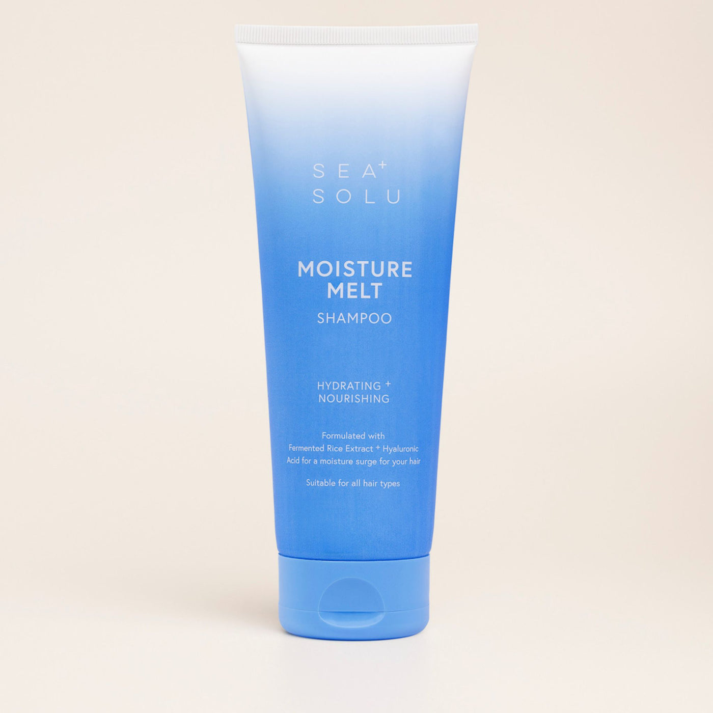 SEA+SOLU Moisture Melt Shampoo —
sulphate-free hydrating shampoo, vegan, made in
Ireland