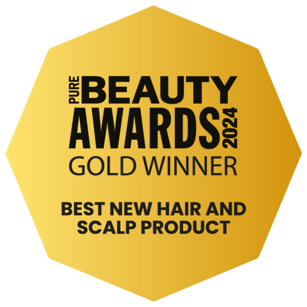 Pure Beauty Awards 2024 Gold Winner, Best New Hair and Scalp Product